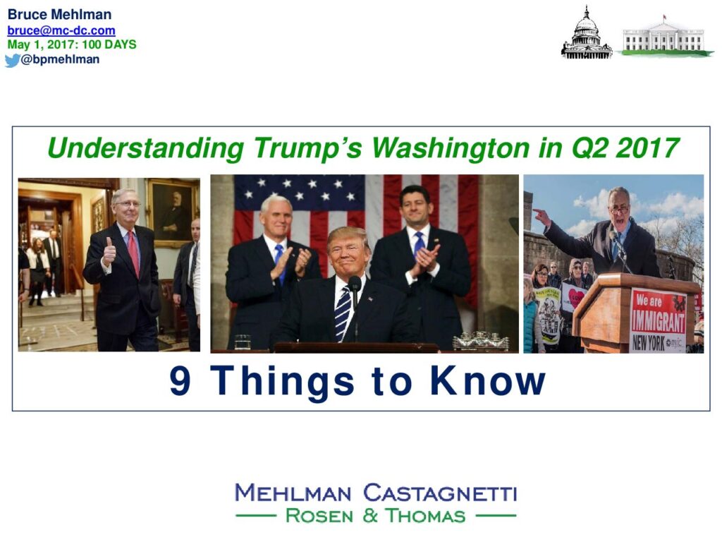 'Understanding Trump’s Washington in Q2 2017: 9 Things to Know' Infographic Thumbnail